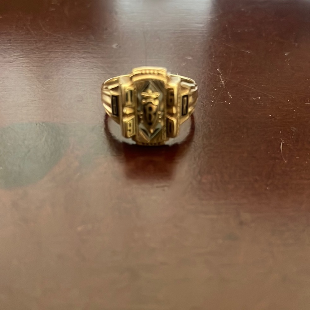 1960 10k jostens “R” class ring